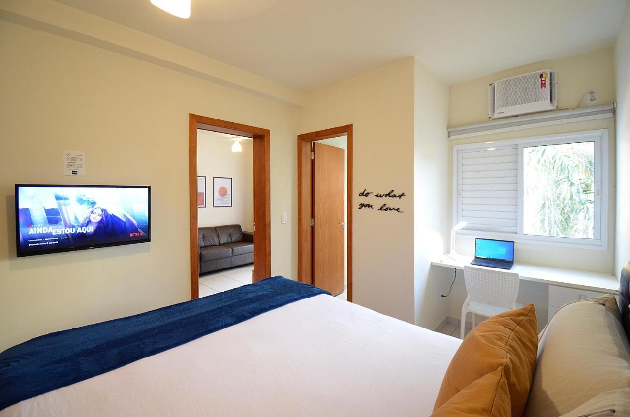 Flat Completo Aconchegante 200 Metros Da Avenida Fiusa Em Ribeirao Рибейран-Прету Экстерьер фото